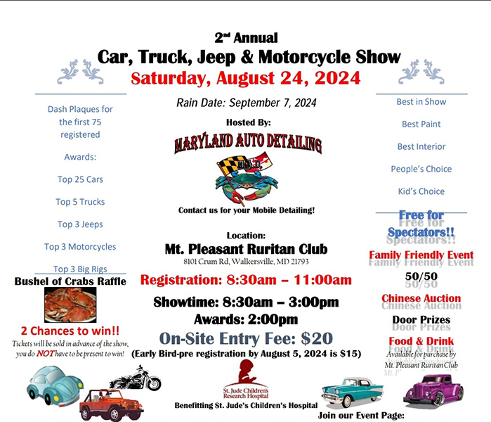 Maryland Auto Detailing Car Truck Jeep Motorcycle & Big Rig Show - The ...